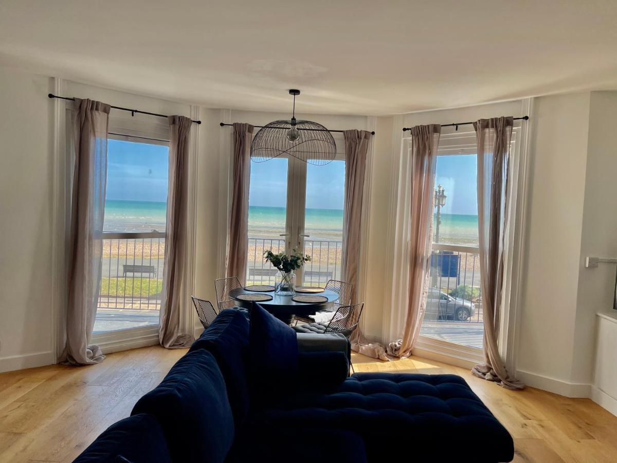 Seaview Flat With Balcony, Spacious 2 Bedroom Worthing Dış mekan fotoğraf
